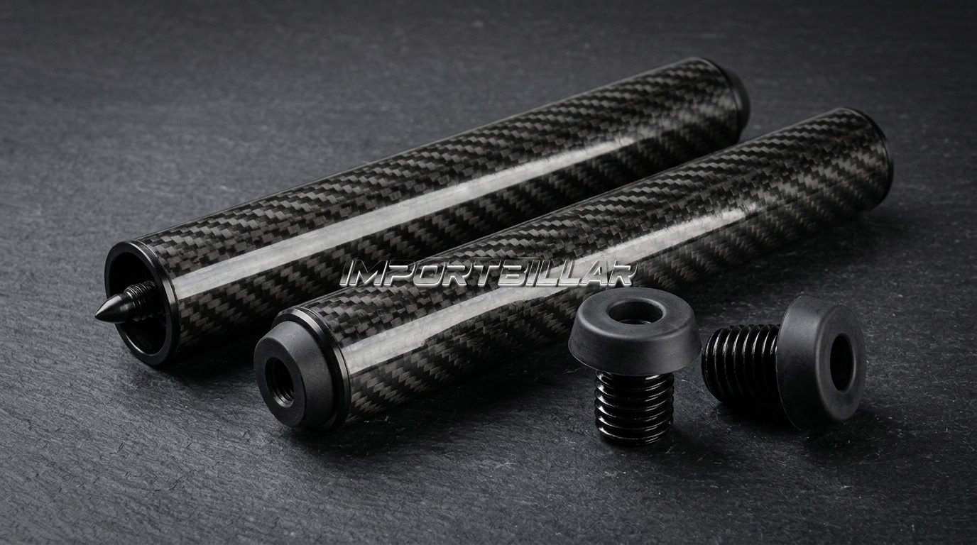 Extensión de carbono de 20 cm y 32 mm: extensiones de billar IMPORTBILLAR